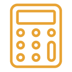 calculatrice jaune